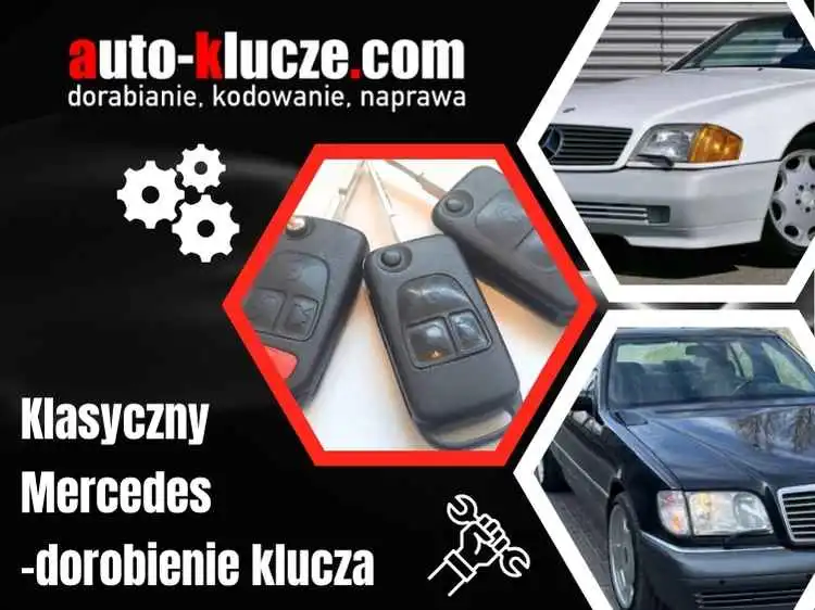 Dorobienie klucza do Mercedes S , SL, i inne youngtimery